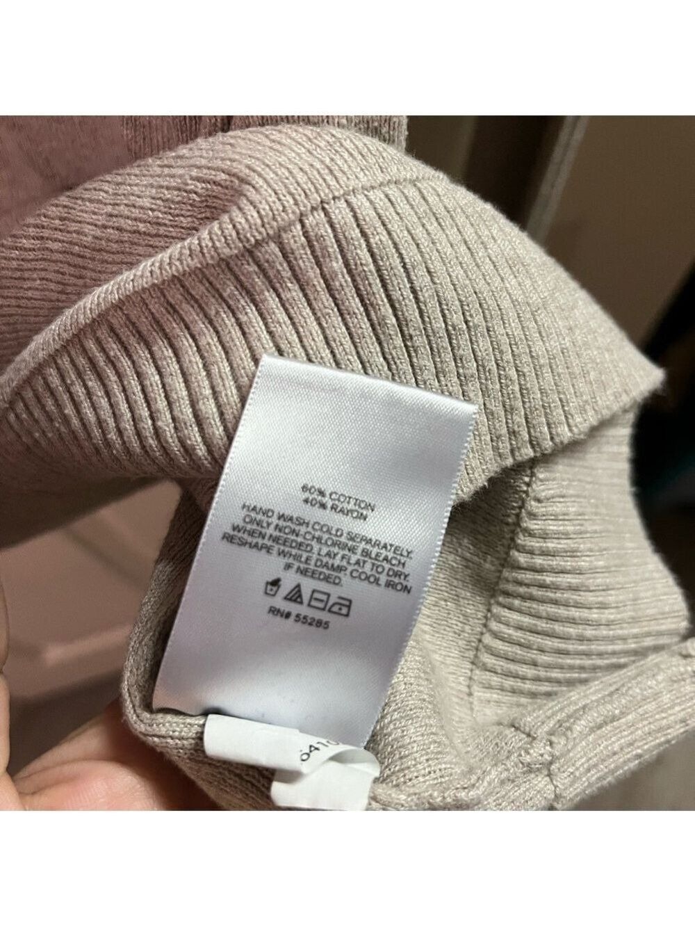 Express Tan Knit Sweater - Picture 3 of 3